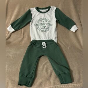 Baby boy Christmas outfit